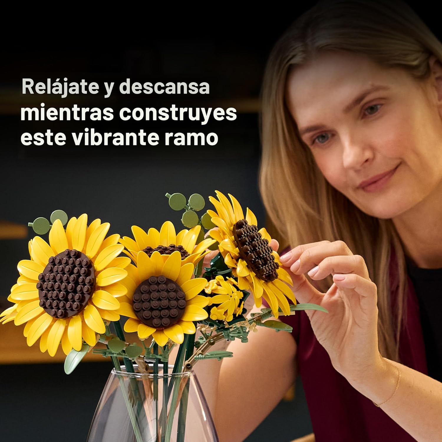LEGO Botanicals 11502 - Juego de construcción de ramo de girasol pa...