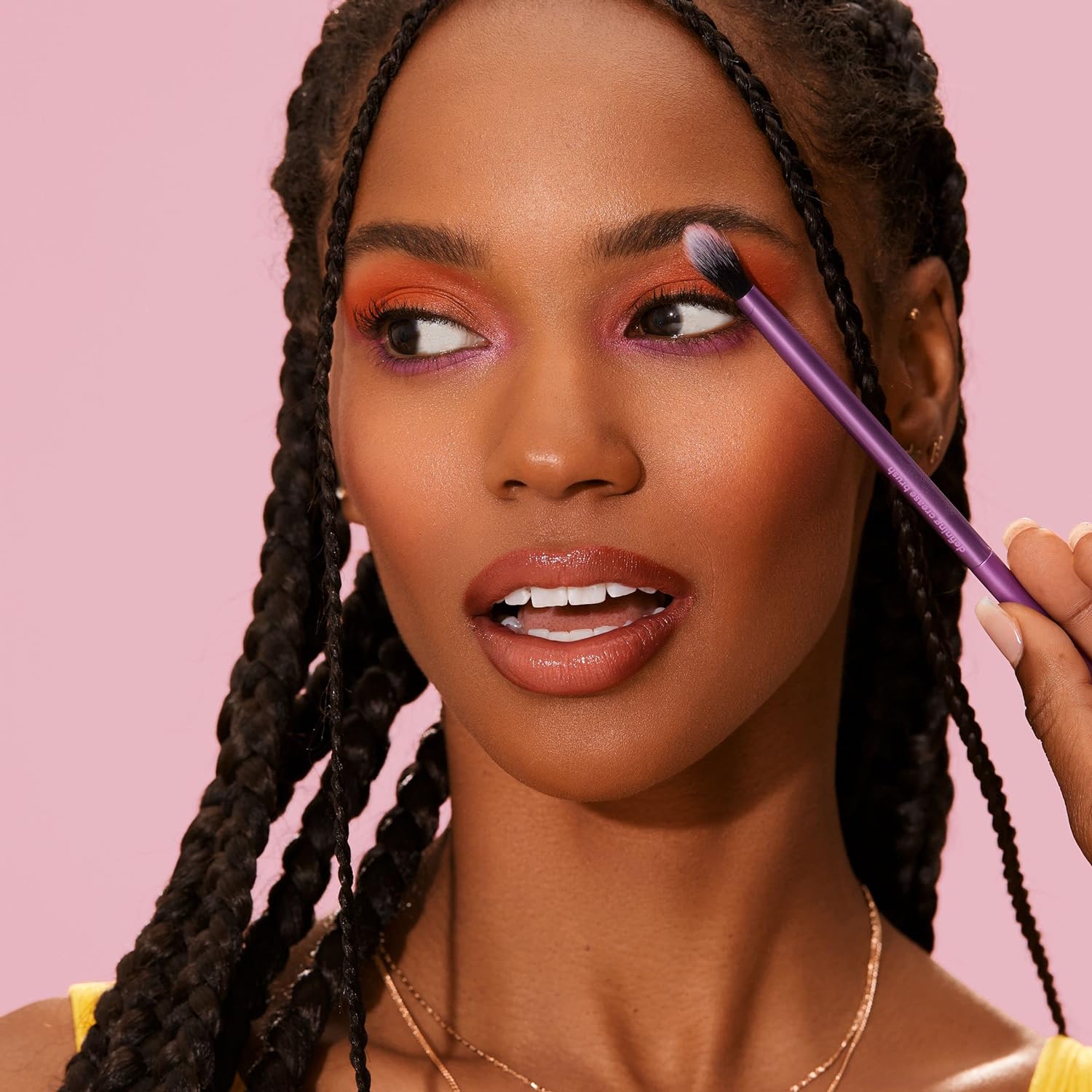 Real Techniques Juego de 8 Brochas de Maquillaje Esenciales para Oj...
