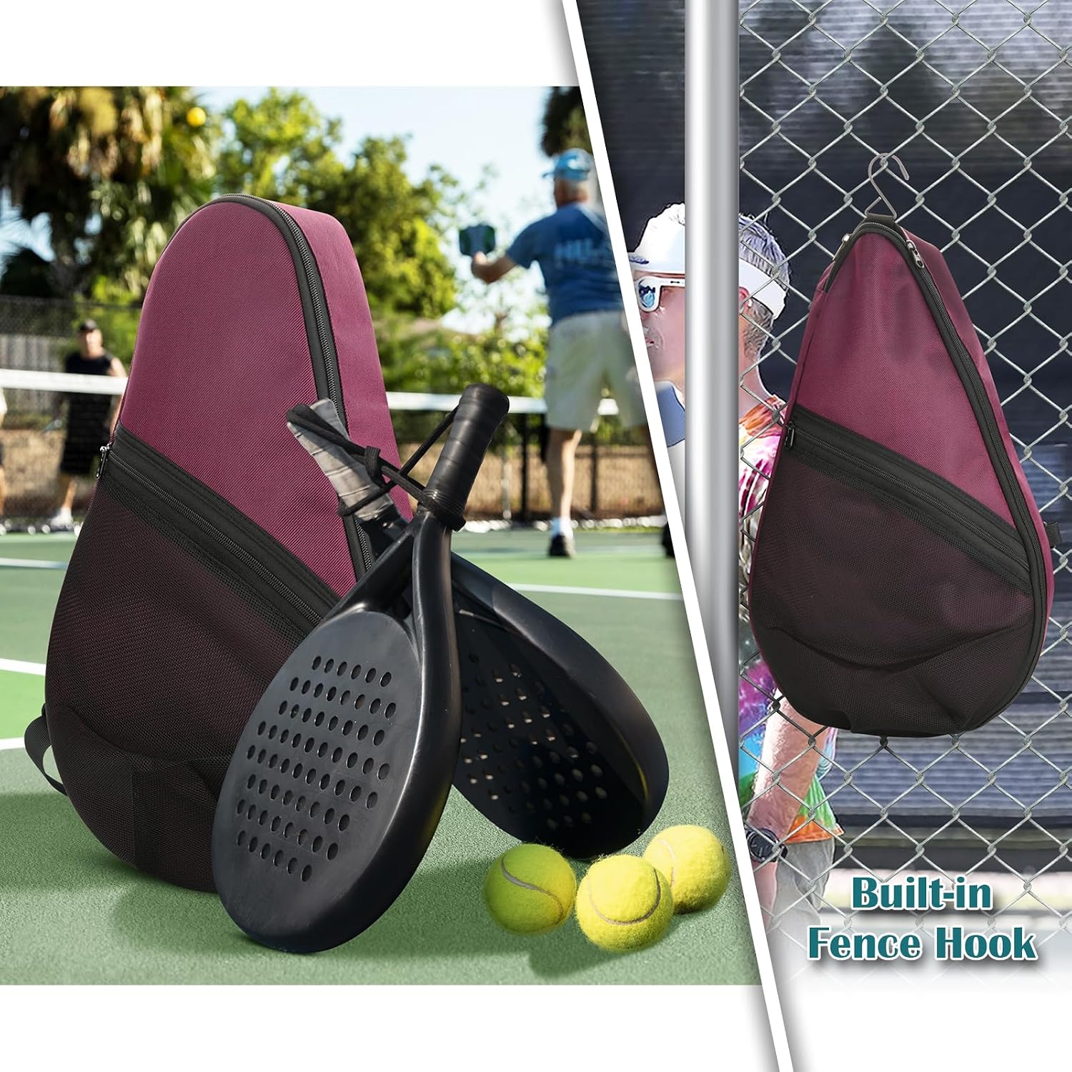 Bolsa para raqueta de pádel Cosmos, mochila tipo mochila para palas...