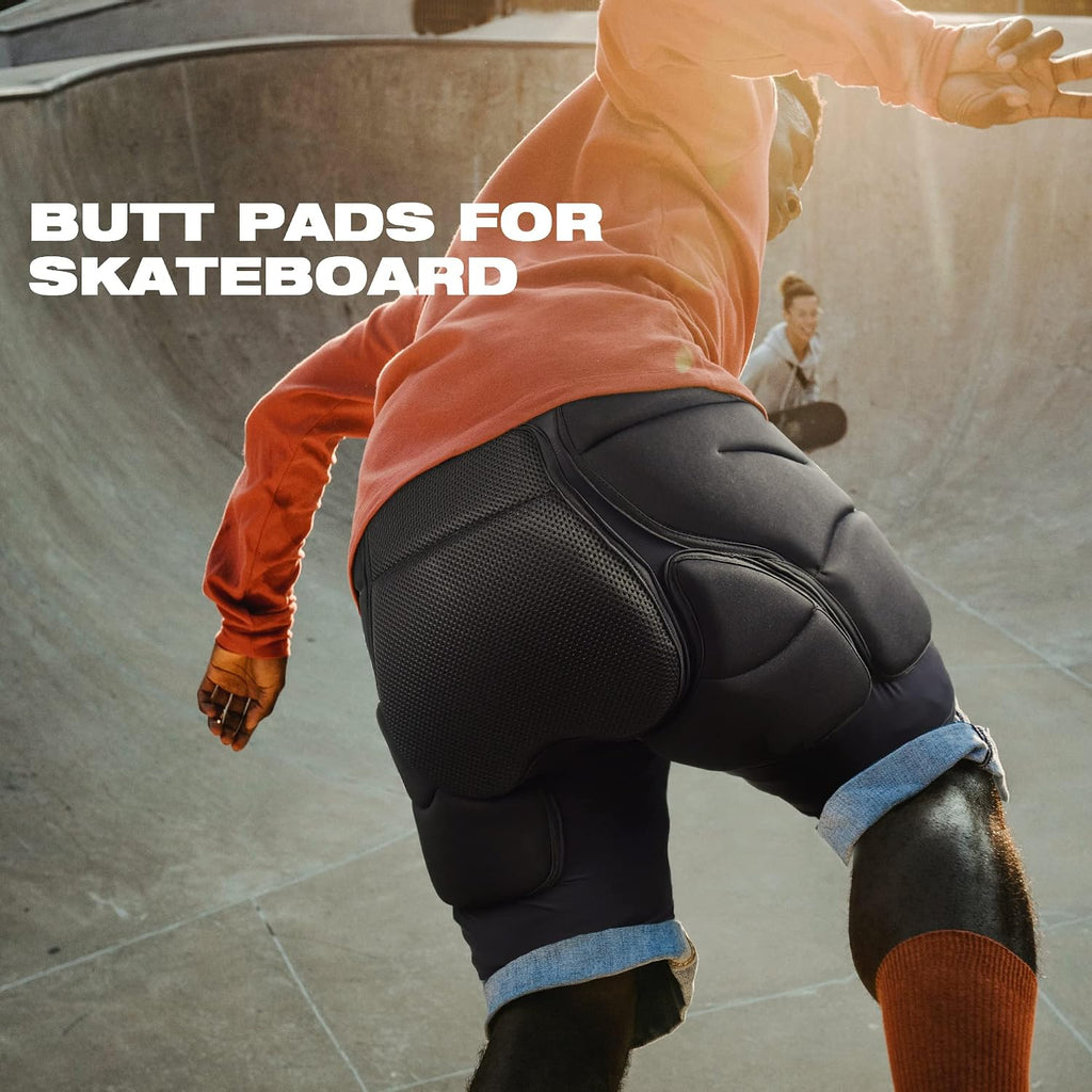 Soared - Shorts acolchados con protección 3D para cadera y glúteos...