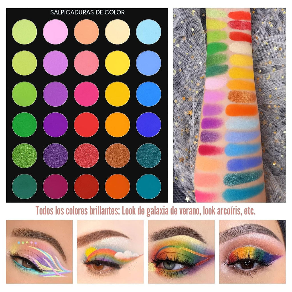 UCANBE Pretty All Set Paleta de Sombras de Ojos Pro 86 Colores Kit...