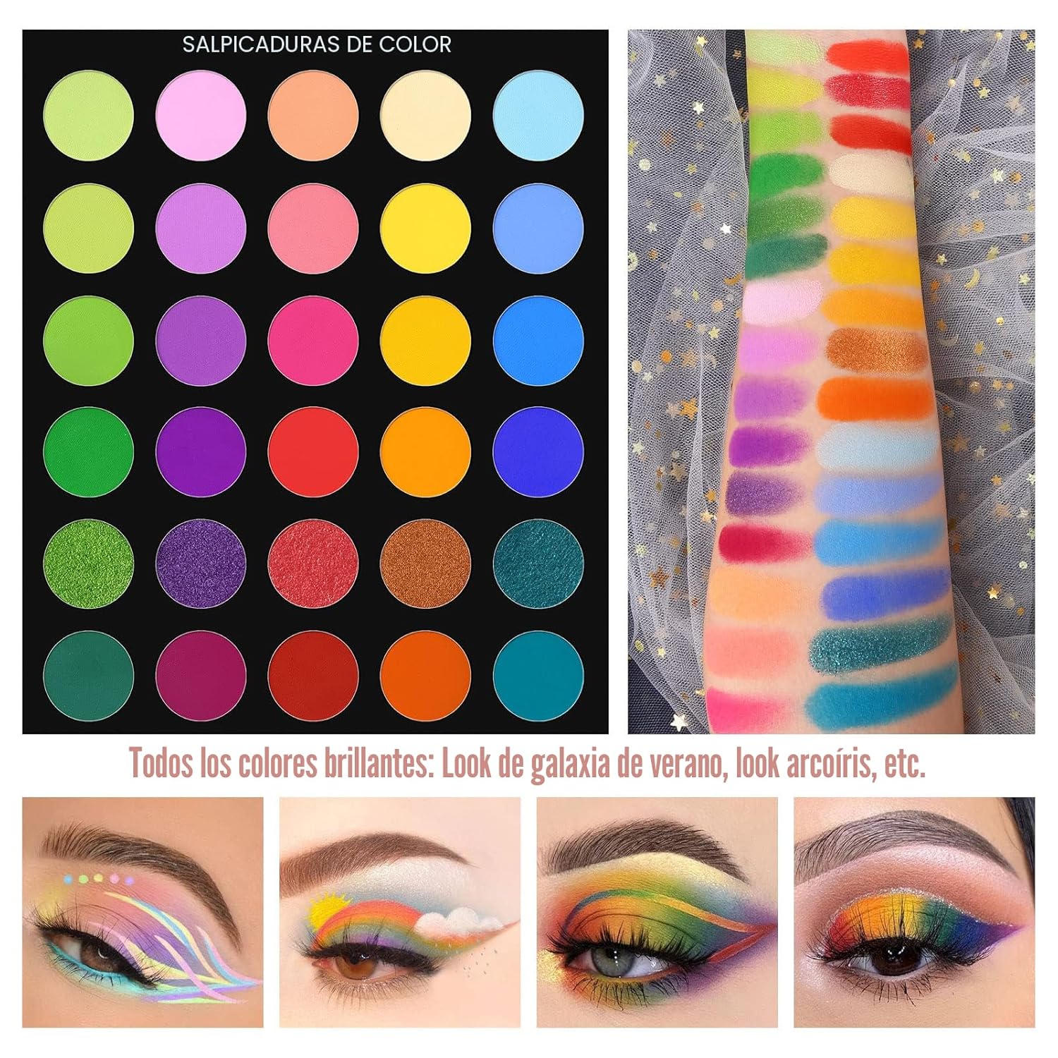 UCANBE Pretty All Set Paleta de Sombras de Ojos Pro 86 Colores Kit...