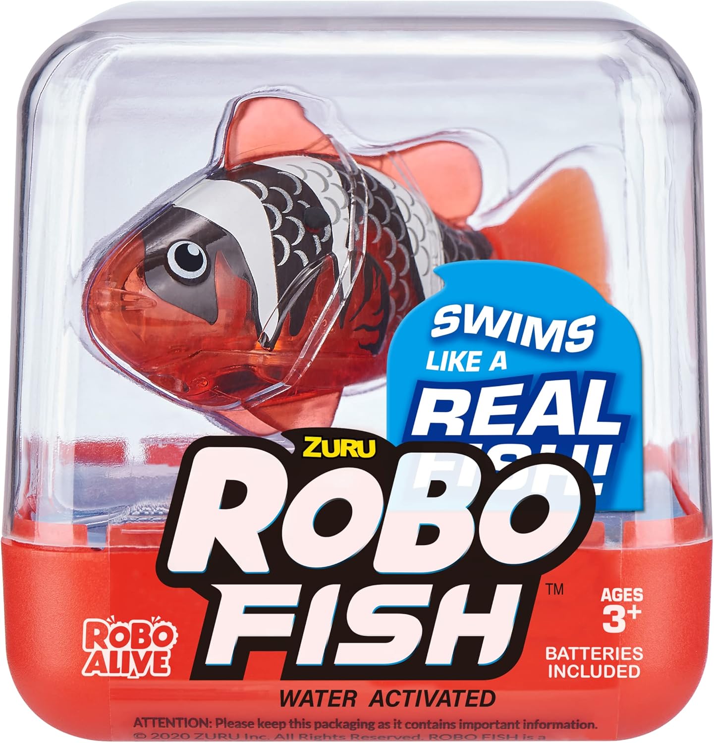 Robo Alive Pez Robótico Robo Fish Peces Robóticos Nadadores (Azul +...