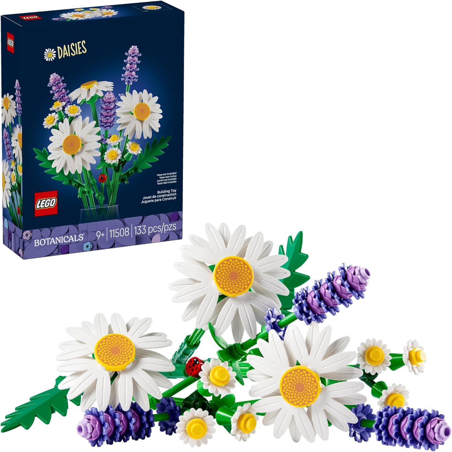 LEGO Botanicals 11508 - Kit de manualidades de flores artificiales...