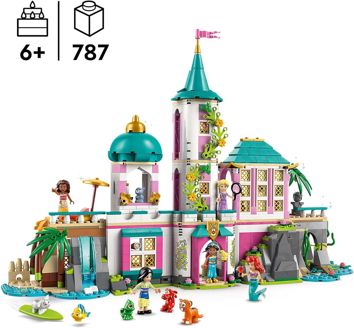 LEGO Disney Princess Castillo y Mascotas Reales Juguetes Infantiles...