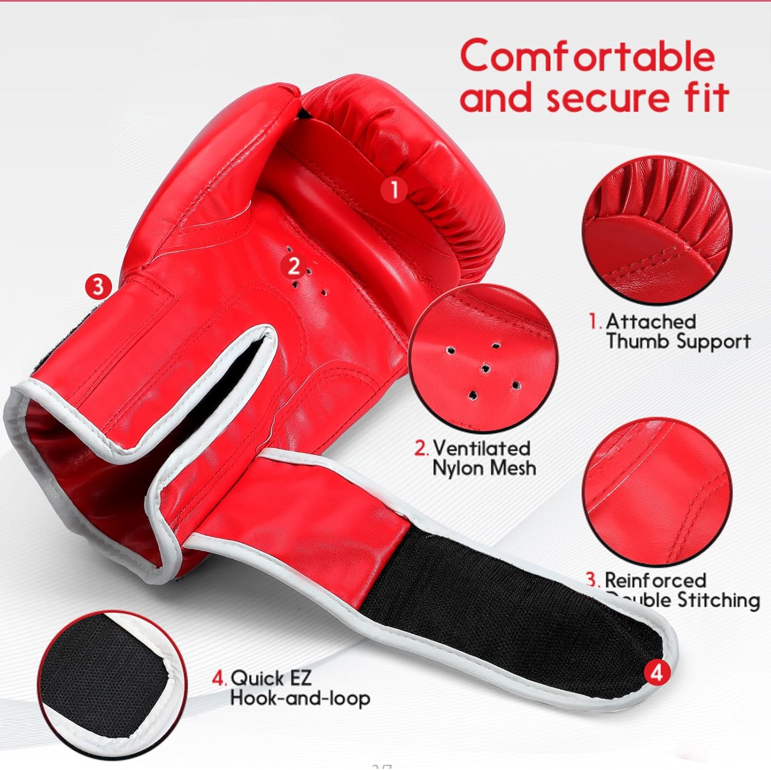 Guantes de boxeo para niños y niñas, guantes de entrenamiento de bo...