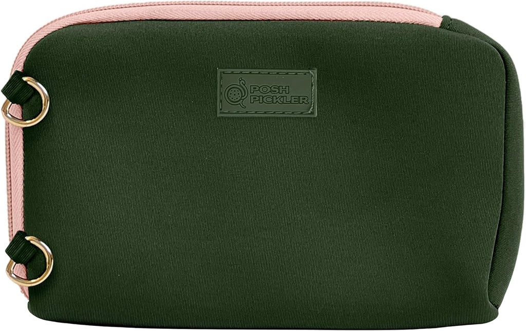 Posh Pickler Bolsa de neopreno expandible con clip con cremallera,...