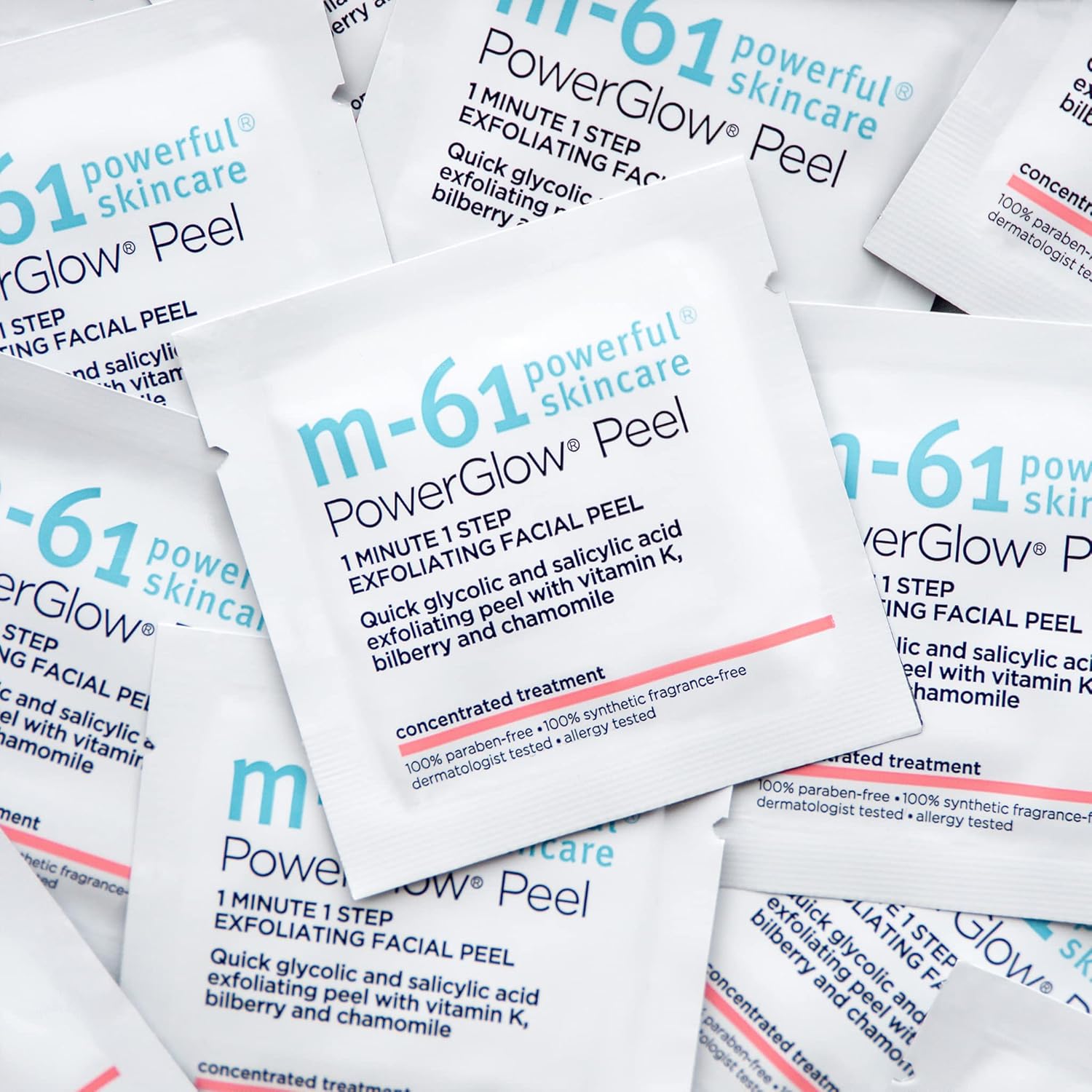 m-61 PowerGlow Peel | Exfoliante Facial Peel Con Ácido Glicólico, S...