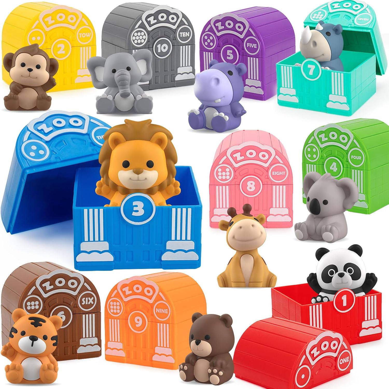 Juguetes de aprendizaje para niños de 1, 2, 3 años, 20 juguetes de...