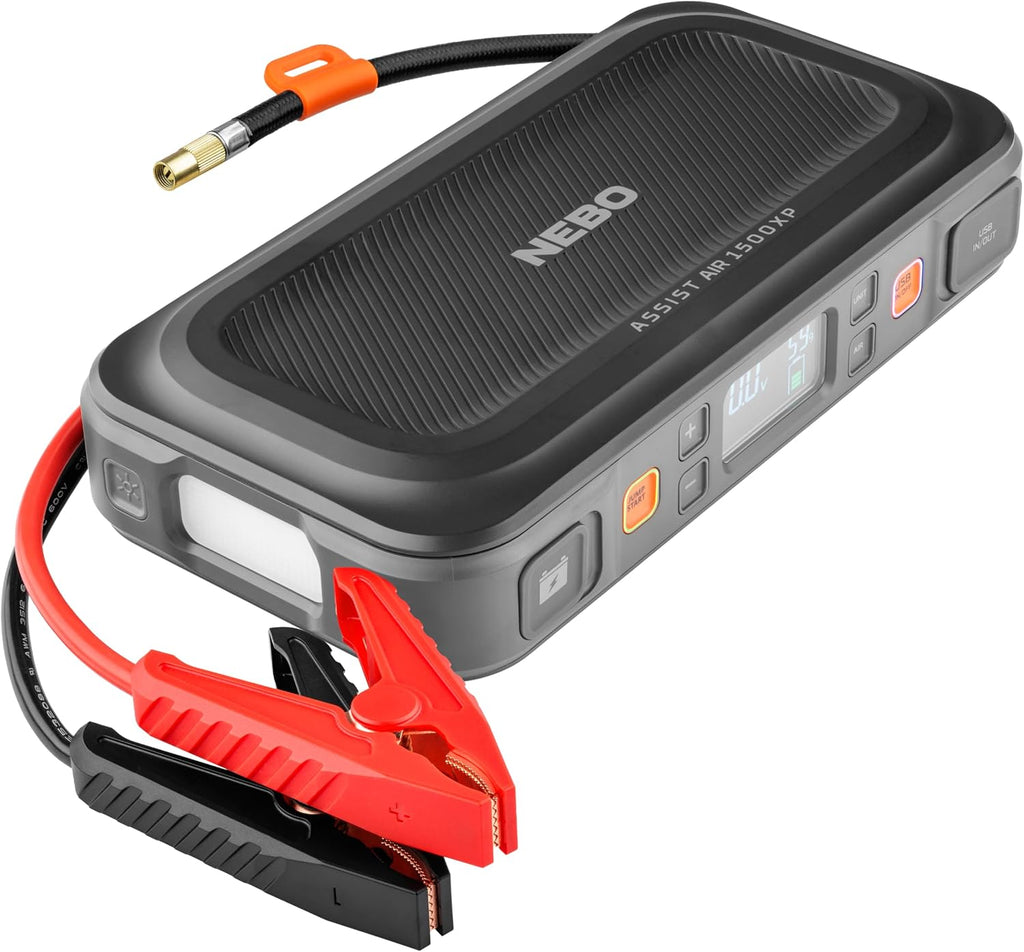 NEBO Assist AIR 1500XP Arrancador y Compresor de Aire | Caja de Fue...