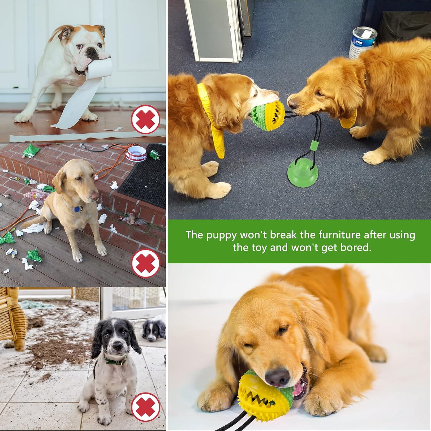 Askhald Juguetes para Perros, Juguetes Masticables para Perros con...