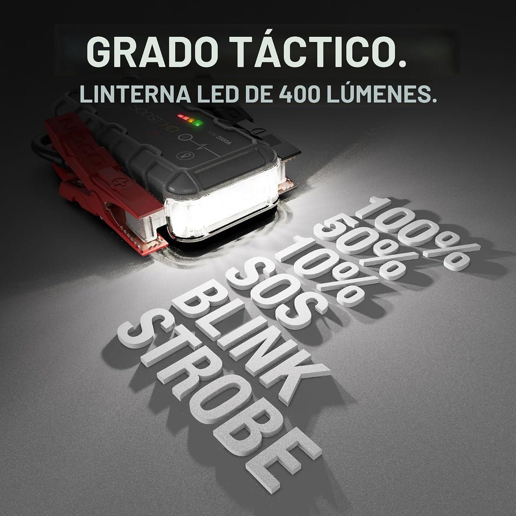 NOCO Boost GB70: Arrancador de 2000 A UltraSafe \u2013 Paquete de r...