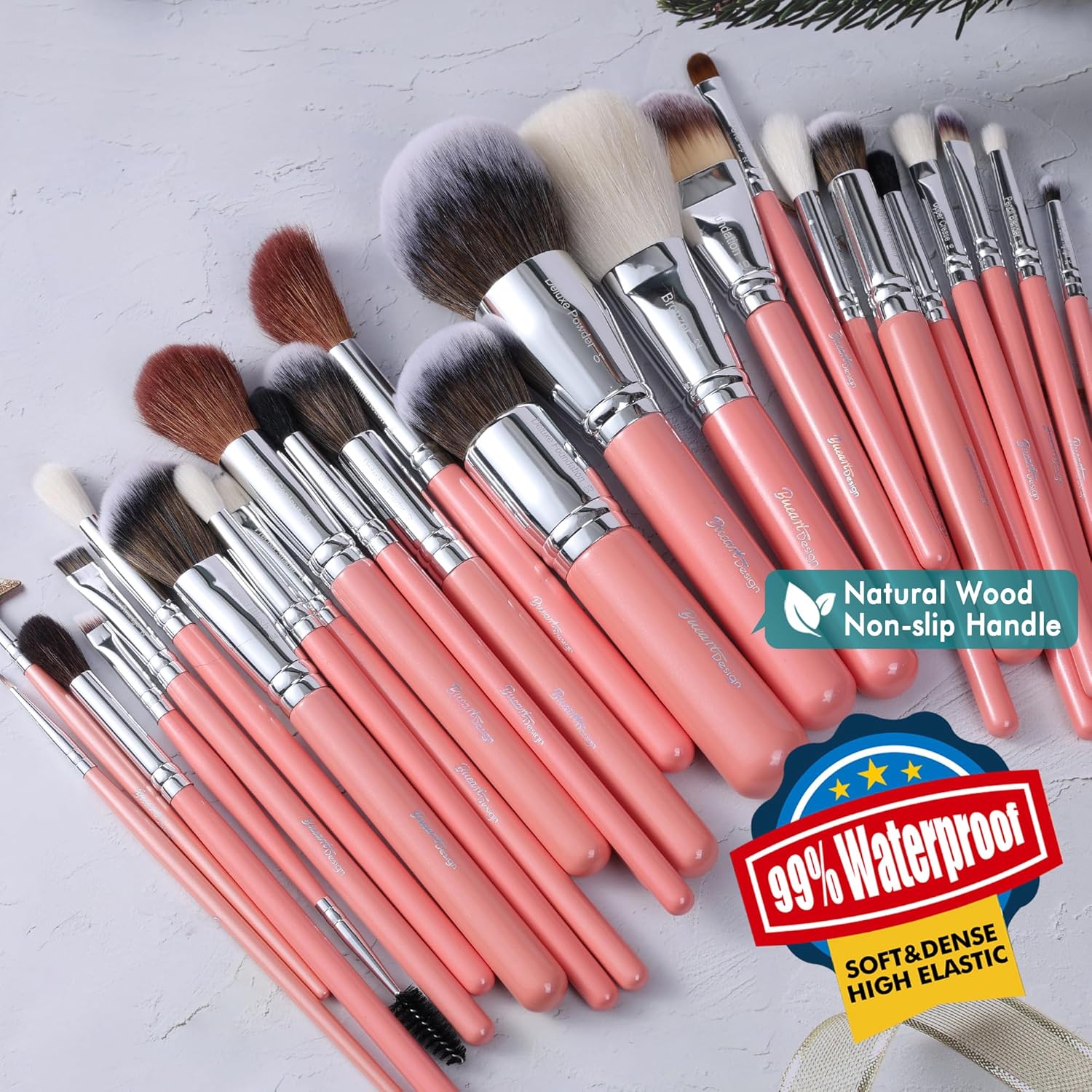 Bueart Design Juego de Brochas de Maquillaje de 26 Piezas Pelo de C...