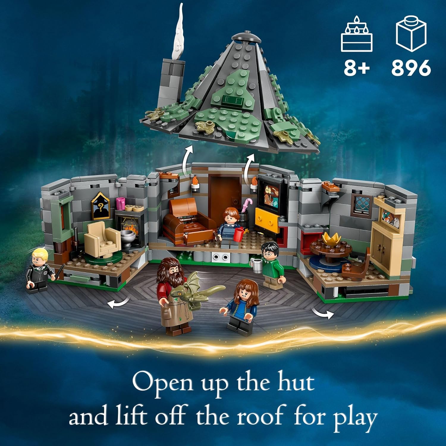 LEGO Harry Potter choza de Hagrid: una visita inesperada - Juguete...