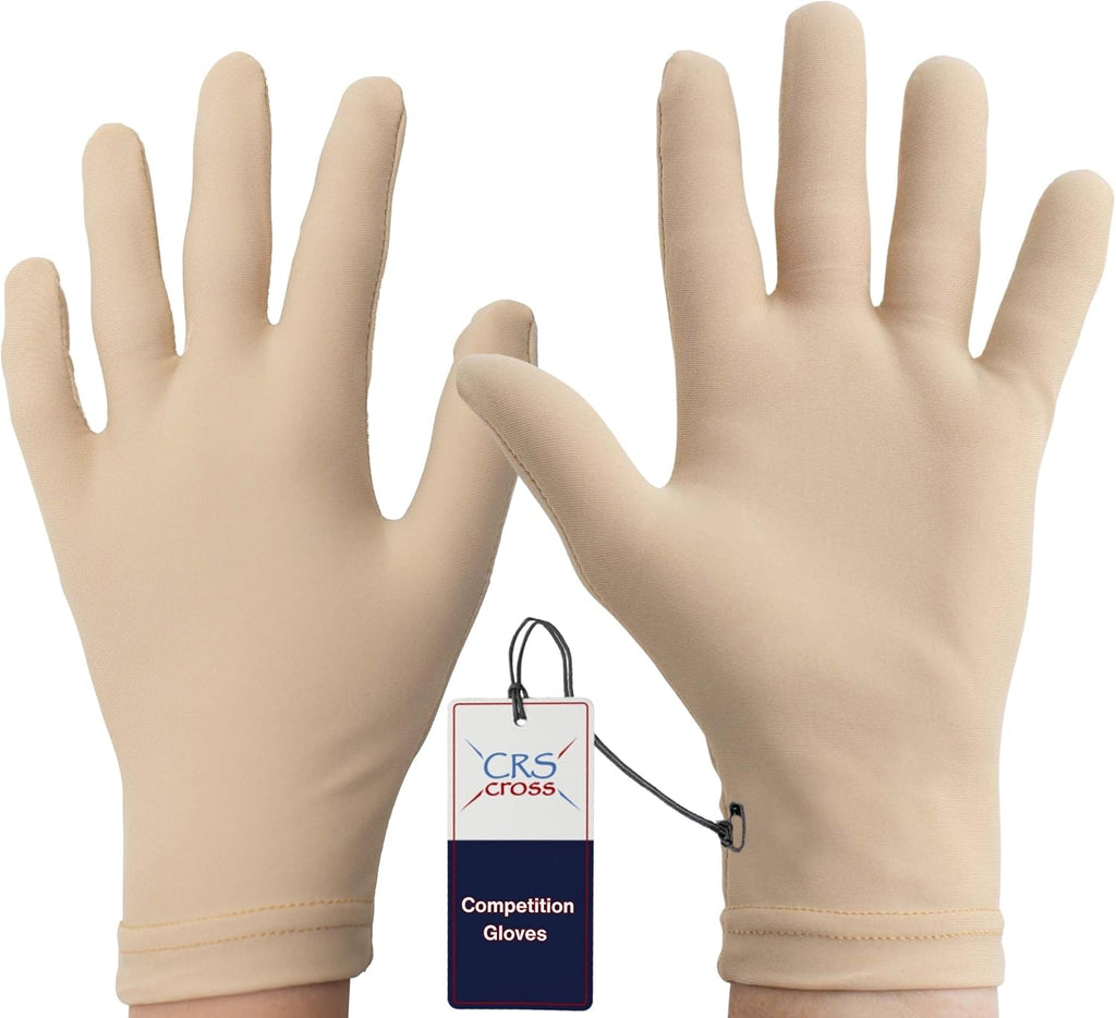 CRS Cross Competition Figure Skating Gloves | Fitted Stretch Spande...