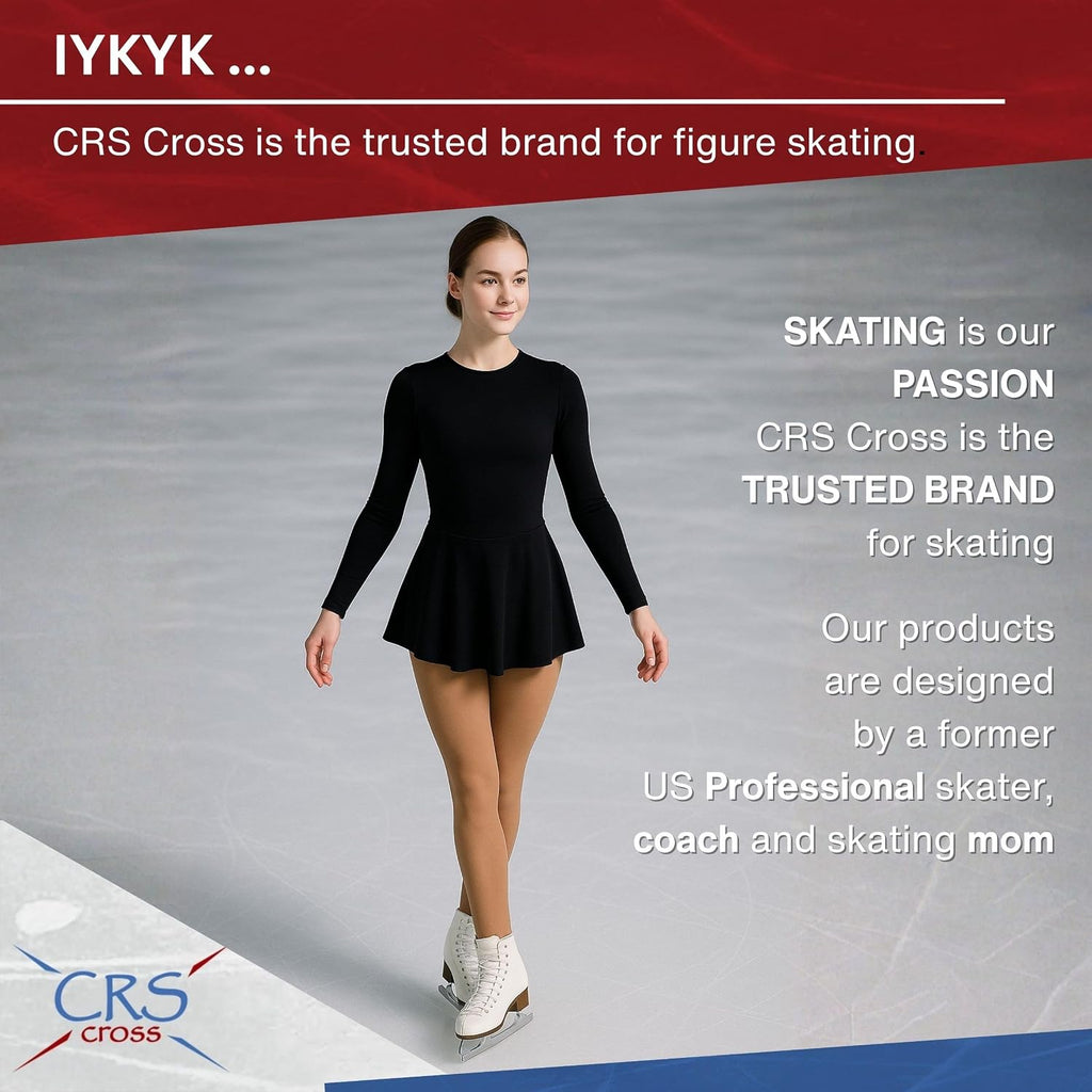 CRS Cross Medias de patinaje sobre hielo. 2 pares de medias de pati...