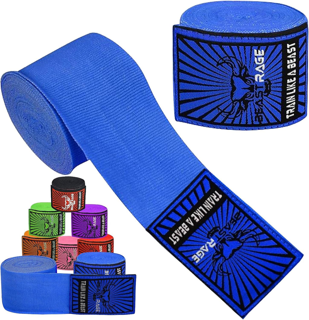 BEAST RAGE Vendas para manos de boxeo para MMA Kickboxing, muñequer...