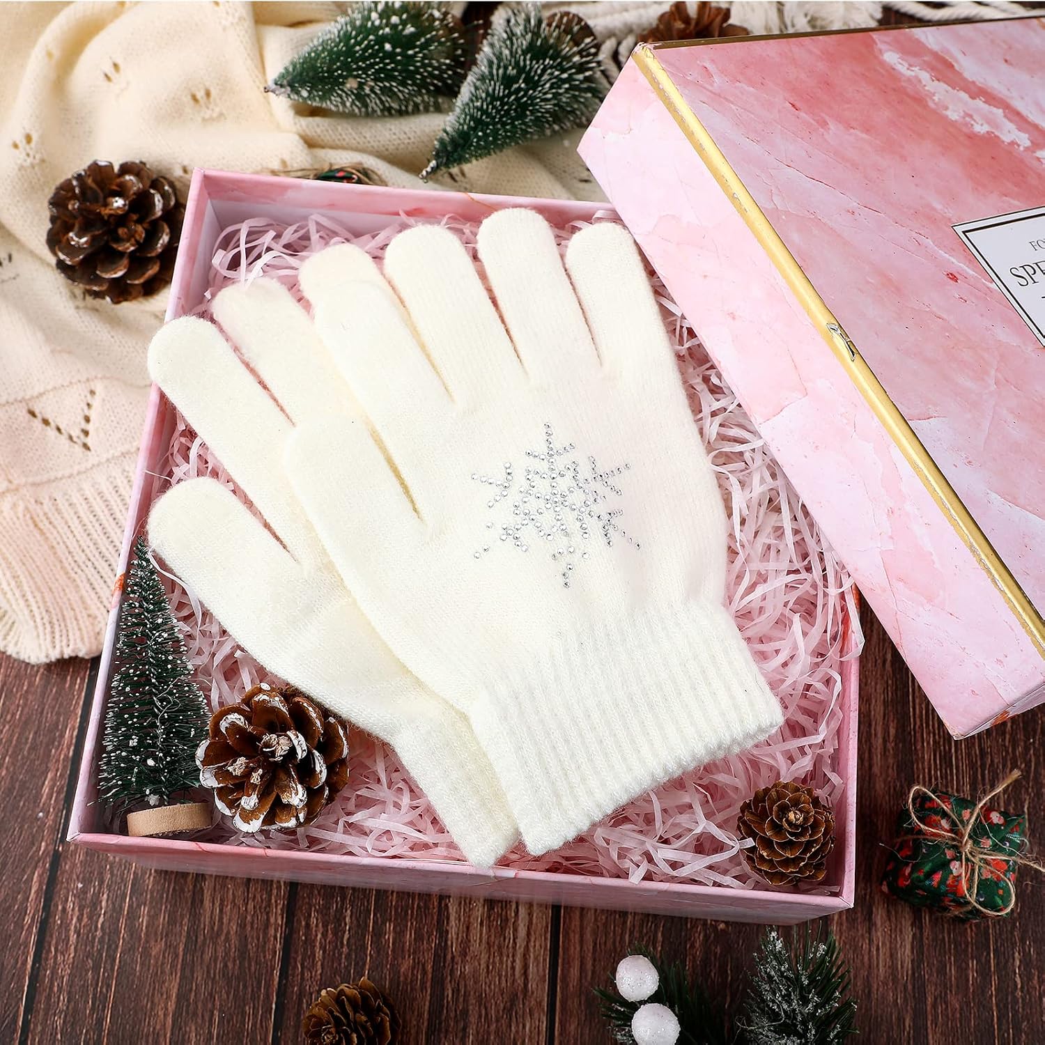 Jiuguva 3 Pares de Guantes para Patinaje sobre Hielo Accesorios de...
