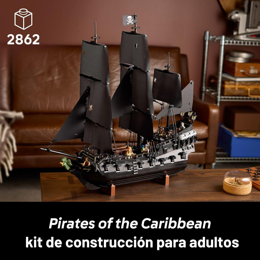 LEGO Icons 10365 - Juego de construcción de barco pirata del capitá...