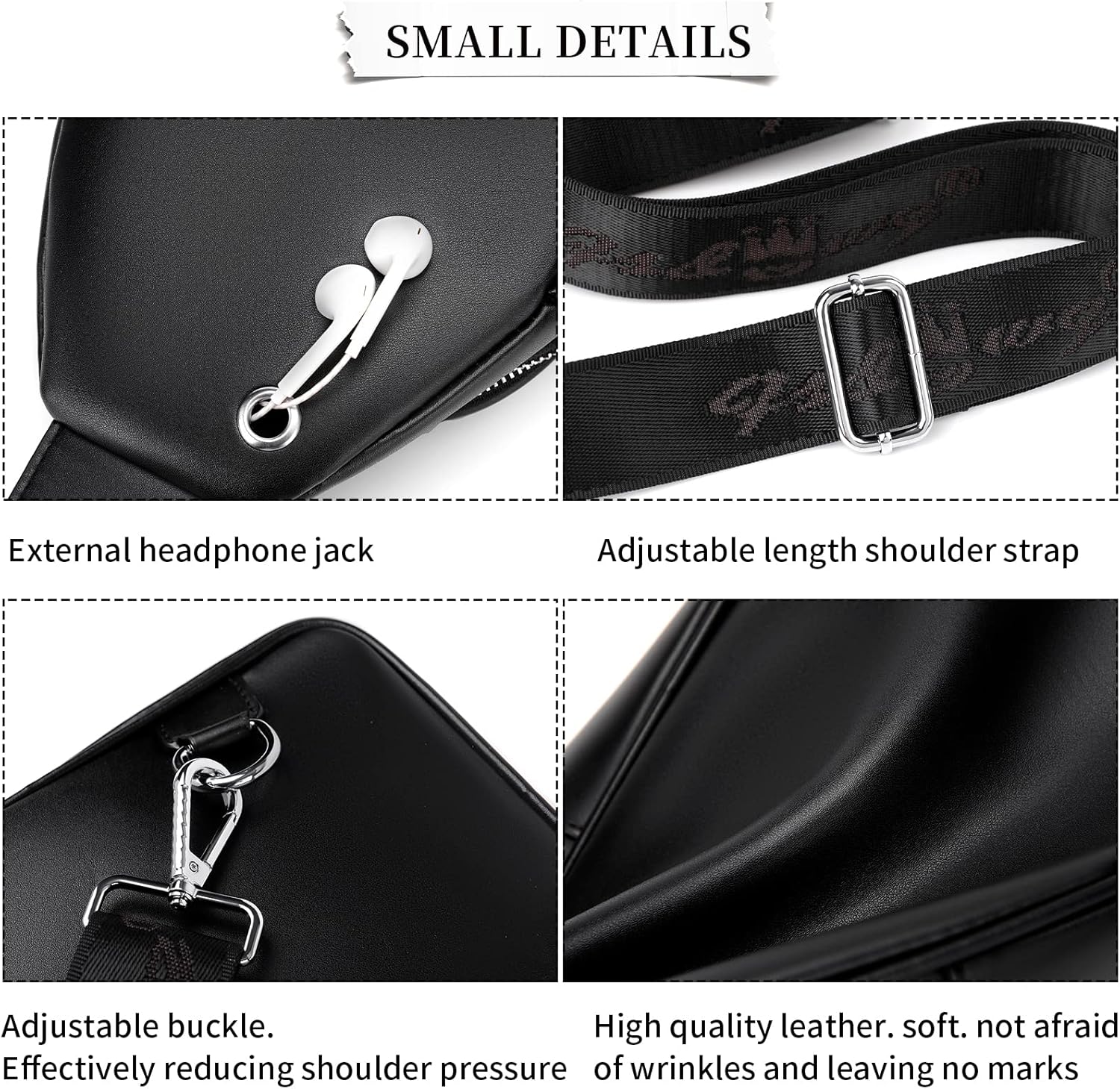 FSD.WG sling Backpack for Men Chest Bag Crossbody Shoulder Bags Tra...