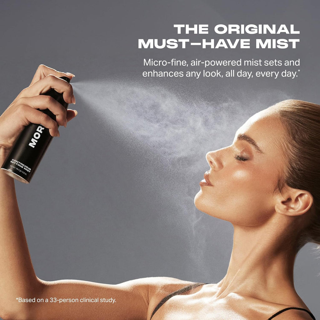 Morphe Continuous Setting Mist - Spray fijador de maquillaje microf...