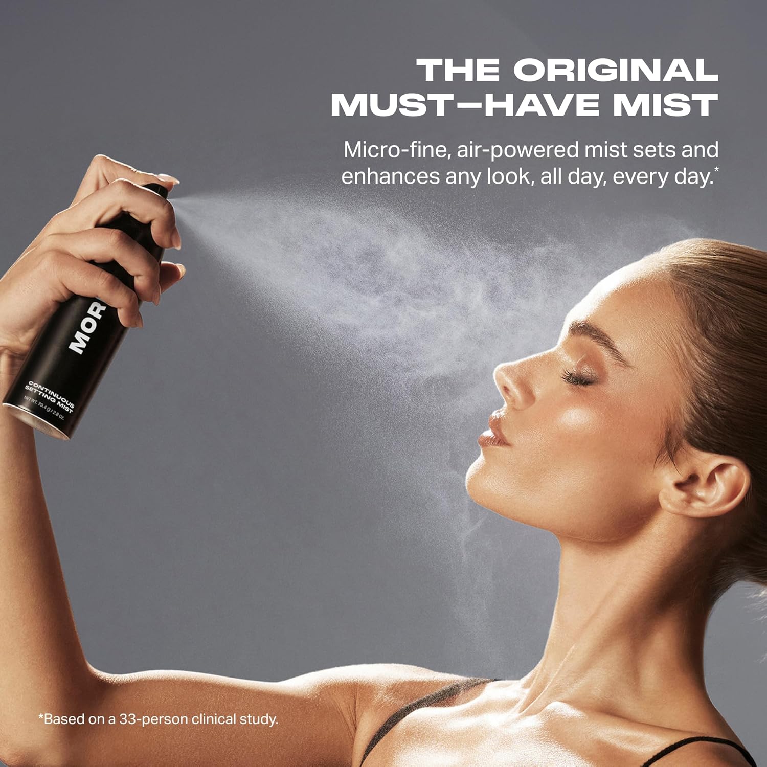 Morphe Continuous Setting Mist - Spray fijador de maquillaje microf...