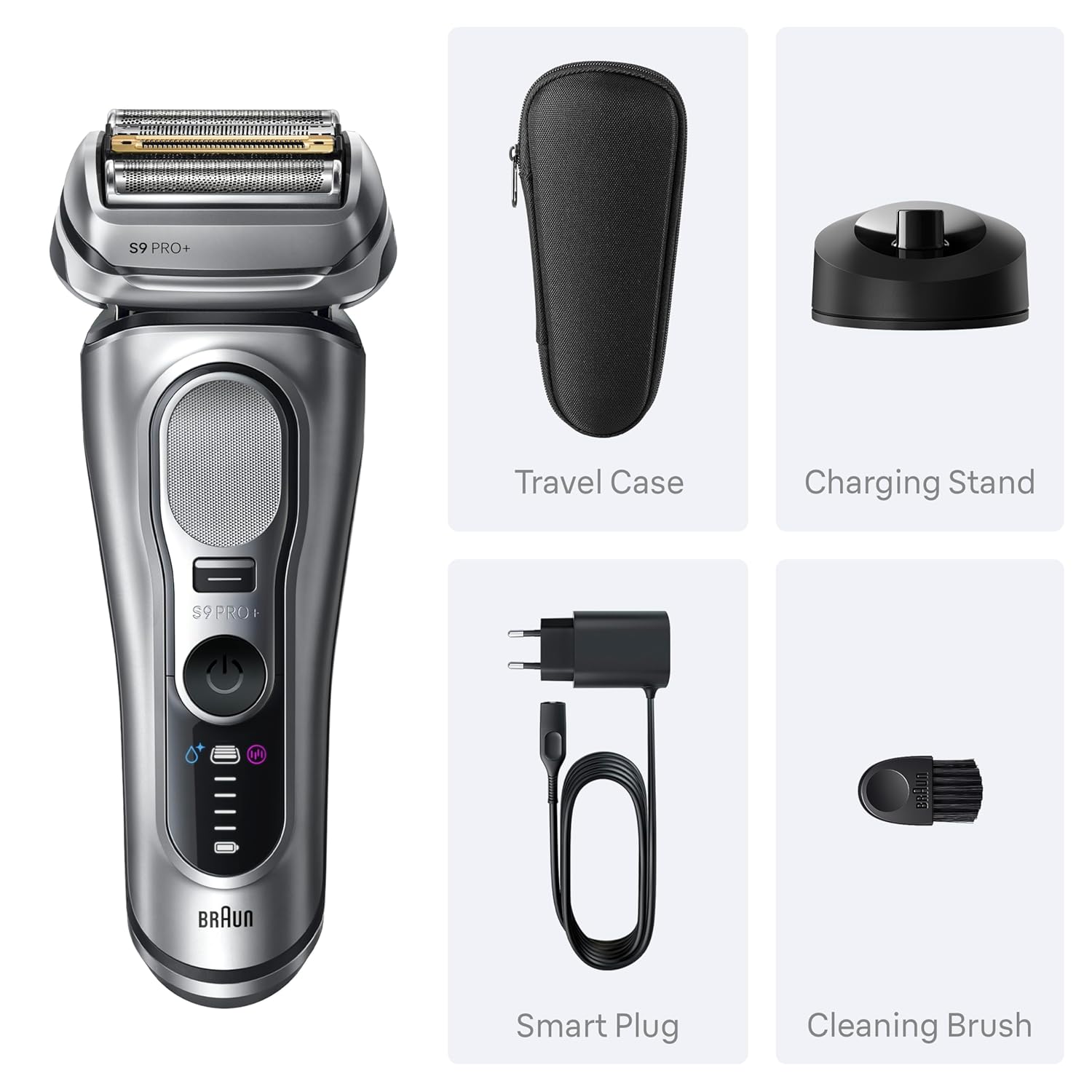 Braun Maquinilla de afeitar eléctrica para hombres Serie 9 PRO+ Máq...