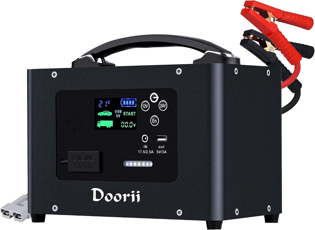 Doorii Arrancador de 10000 A, 24 V 155 WH Paquete de baterías de ar...