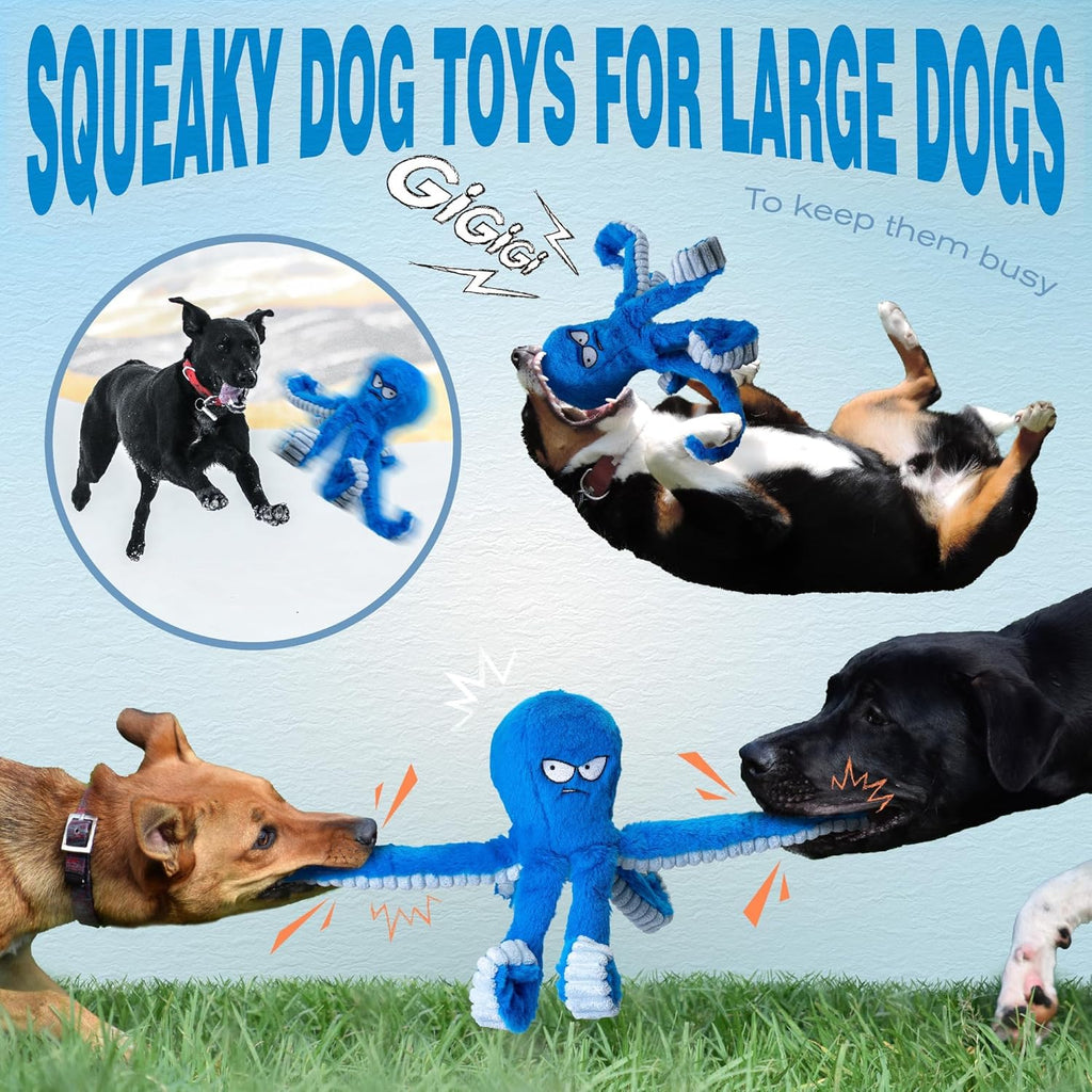 LEGEND SANDY Juguetes resistentes para perros, juguetes masticables...