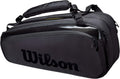 WILSON Bolsa de tenis para adultos, Negro -, Personal de Super Tour...