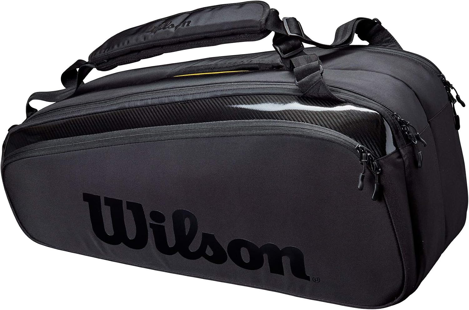 WILSON Bolsa de tenis para adultos, Negro -, Personal de Super Tour...