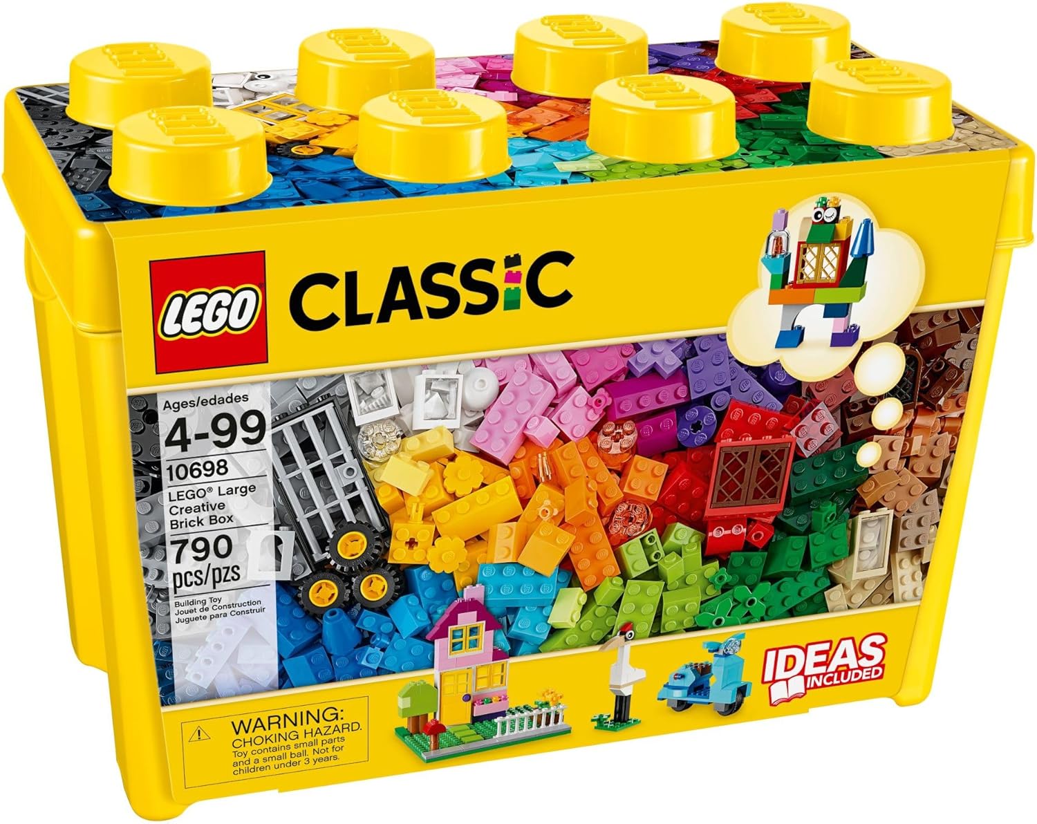 Caja de ladrillos creativos grandes y clásicos de la marca LEGO 10698.