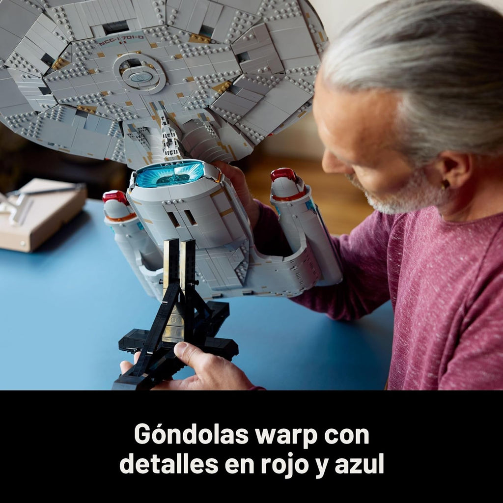 LEGO Icons Star Trek: U.S.S. Enterprise NCC-1701-D - Juegos de cons...