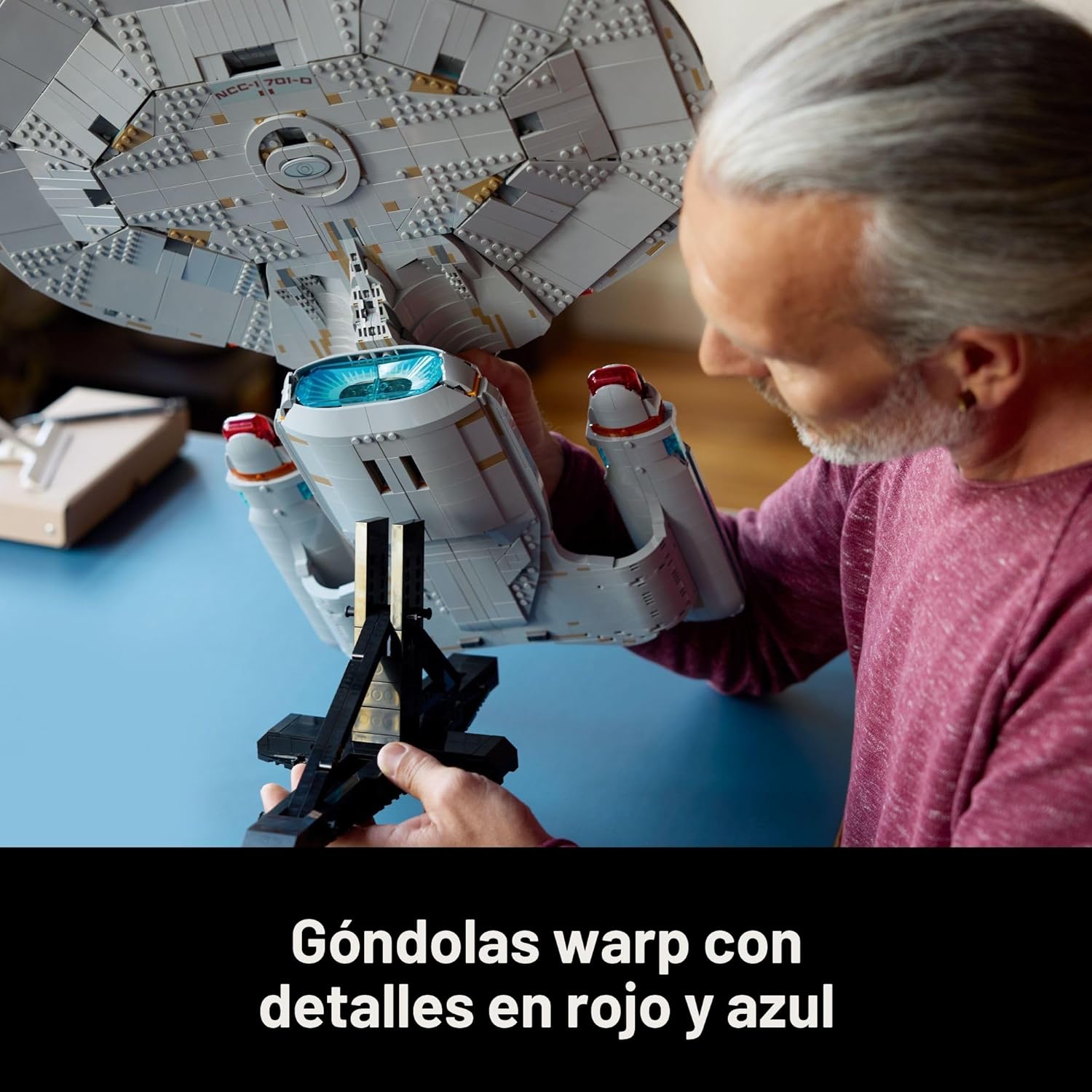LEGO Icons Star Trek: U.S.S. Enterprise NCC-1701-D - Juegos de cons...