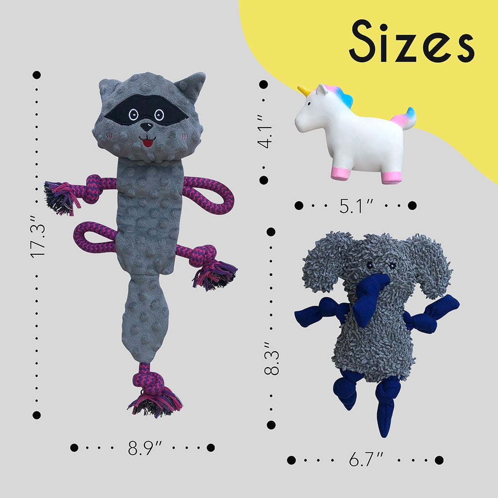 Rocket &amp; Rex, juguetes masticables para perros y cachorros. Lim...