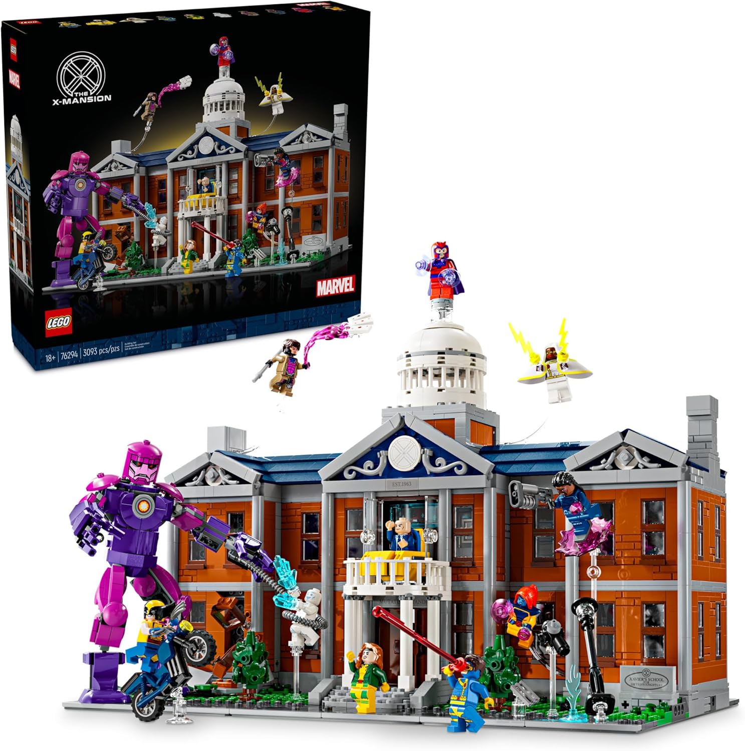 LEGO Marvel X-Men El Conjunto de Construcción de La Mansión X - Kit...