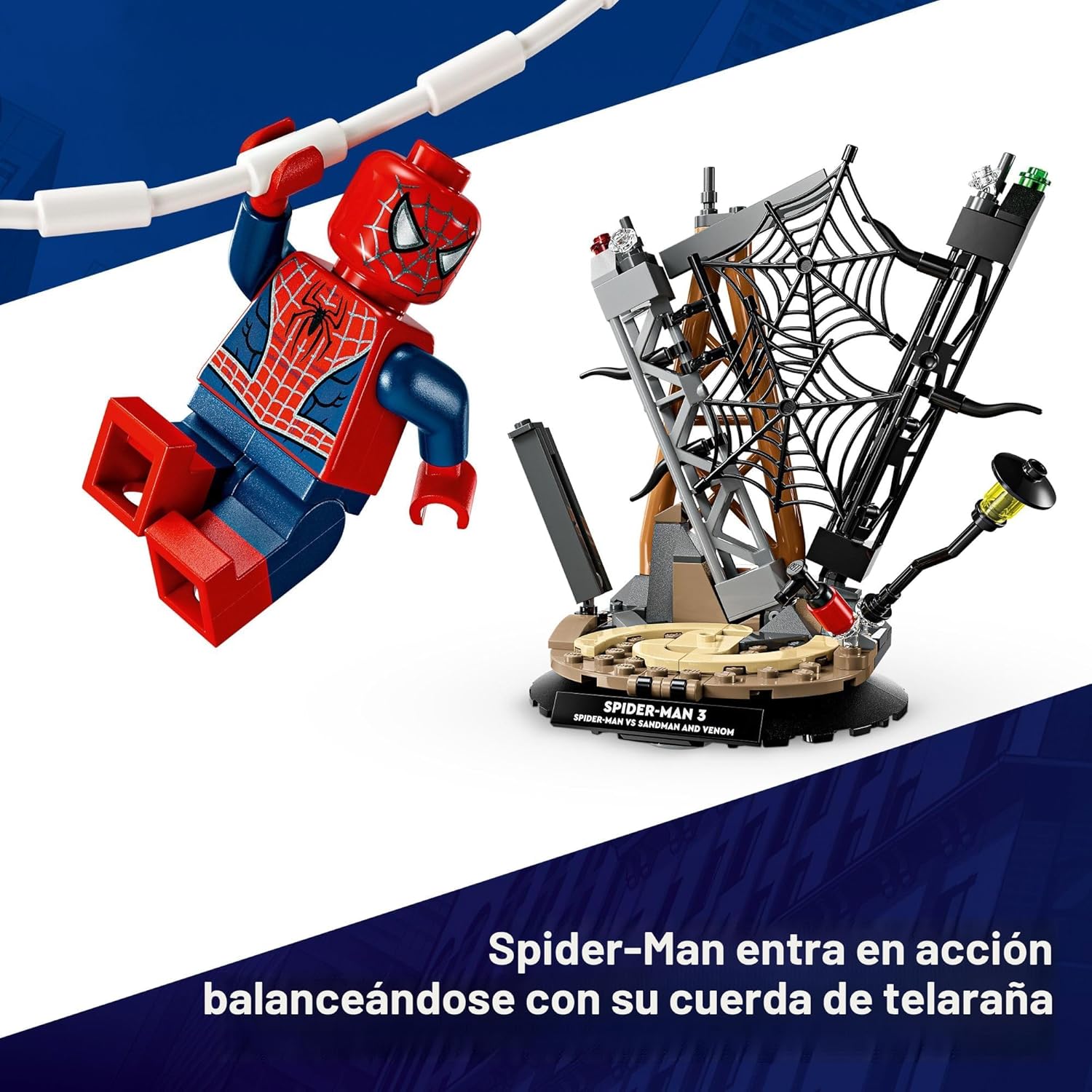 LEGO Marvel Epic Battle: Spider-Man vs. Sandman - Juguete de constr...