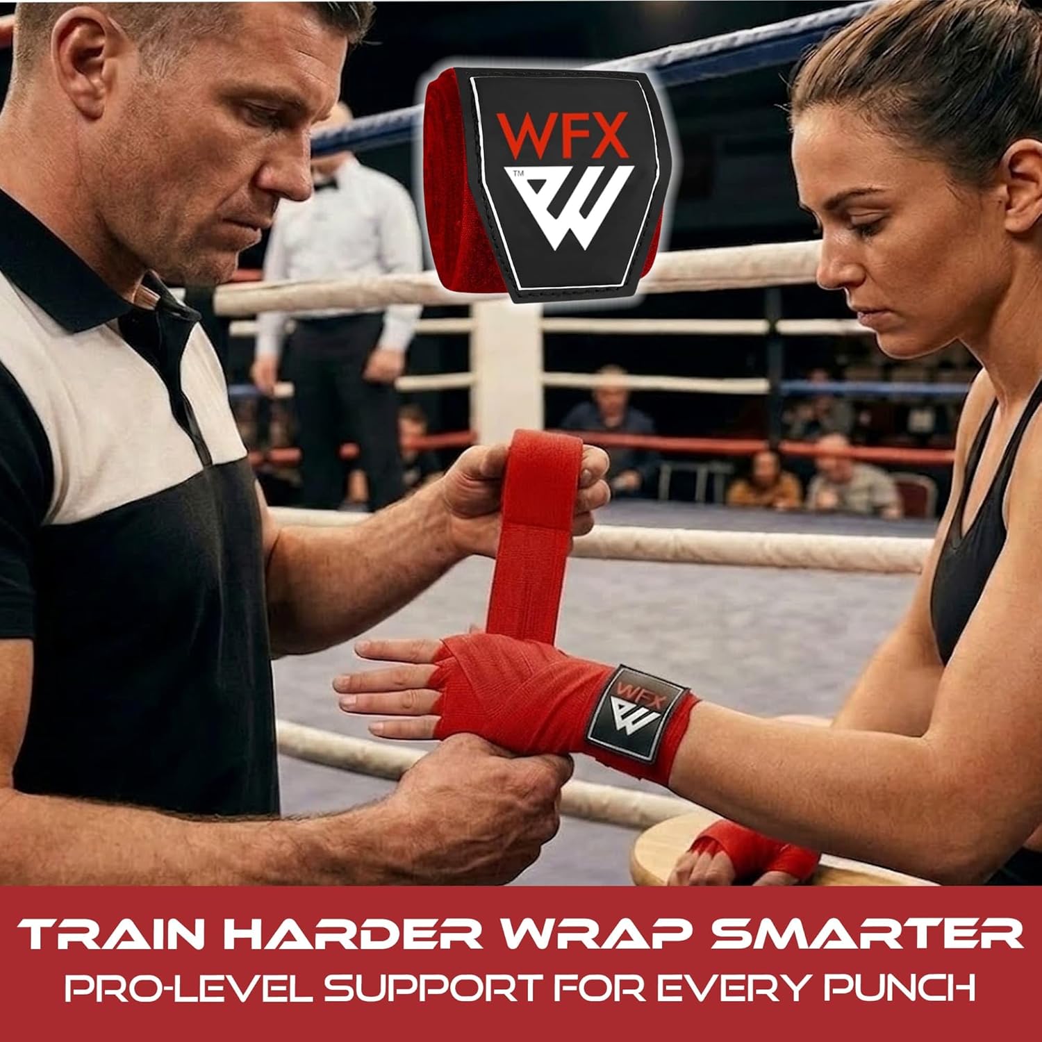 WFX Vendas de mano de boxeo 3.5 14.8 ft vendajes de artes marciales...