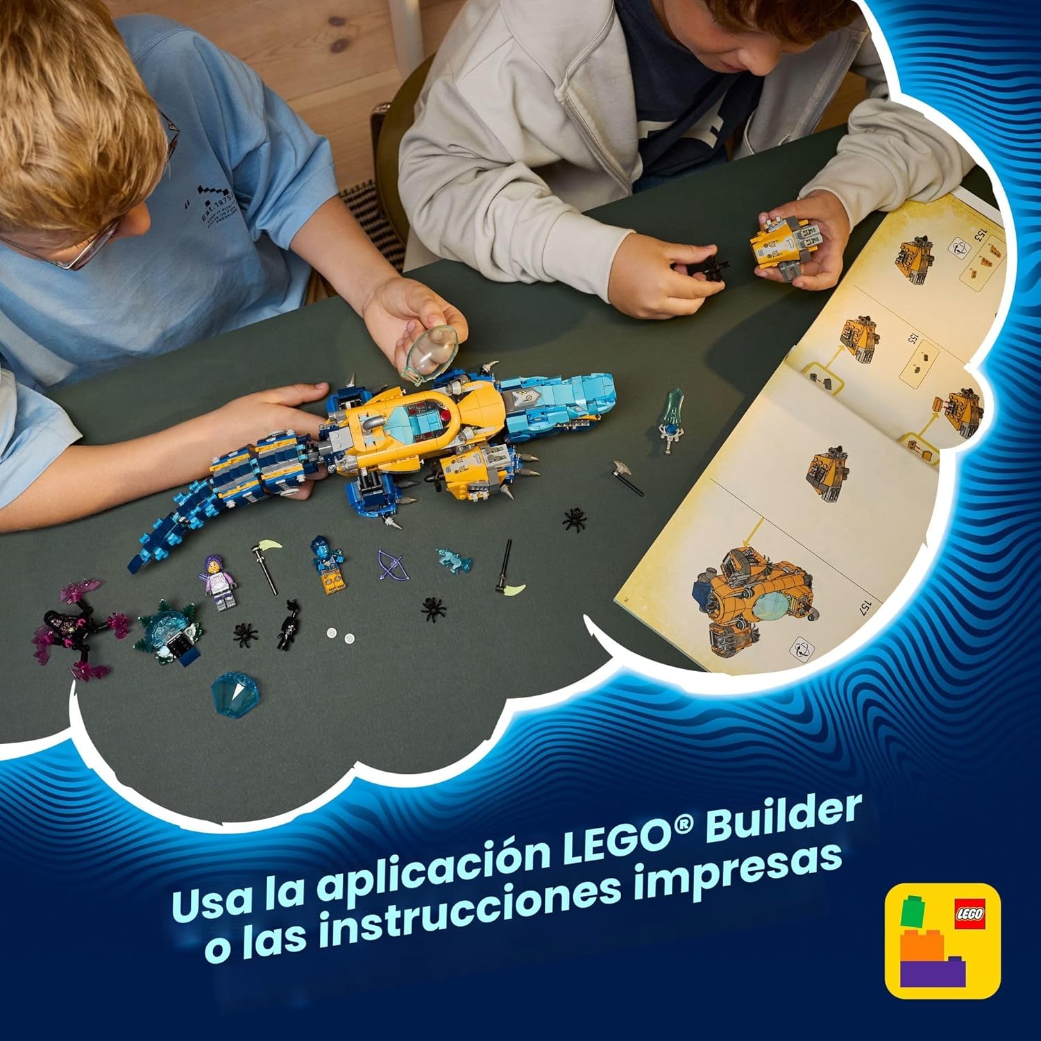 LEGO DREAMZzz - Juguete de construcción submarino de cocodrilo para...