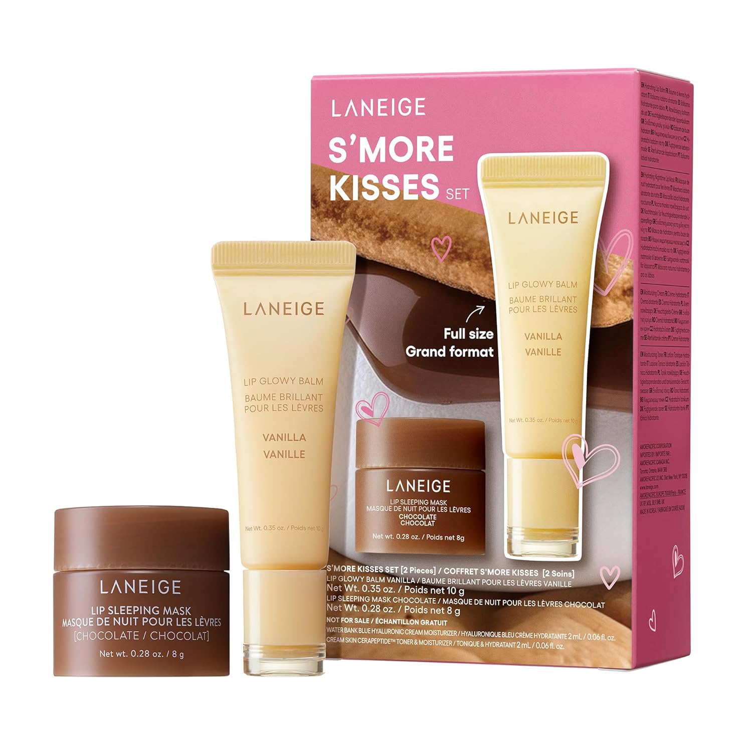 LANEIGE Bálsamo Labial Brillante: Hidratante Labial con Tono Sutil...