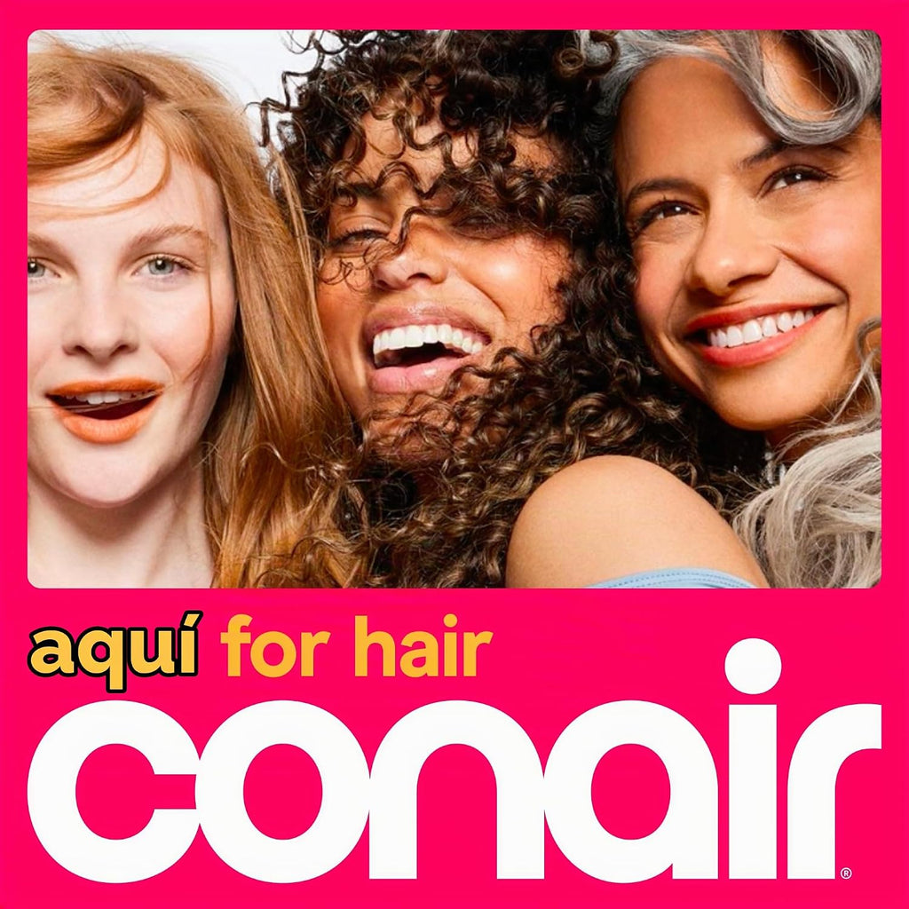 Conair Rizador de Cerámica Doble de 3 Barriles, Herramienta Ondulad...