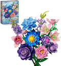 EWED Impressionist Water Lily Flowers Bouquet Building Set for Adul...
