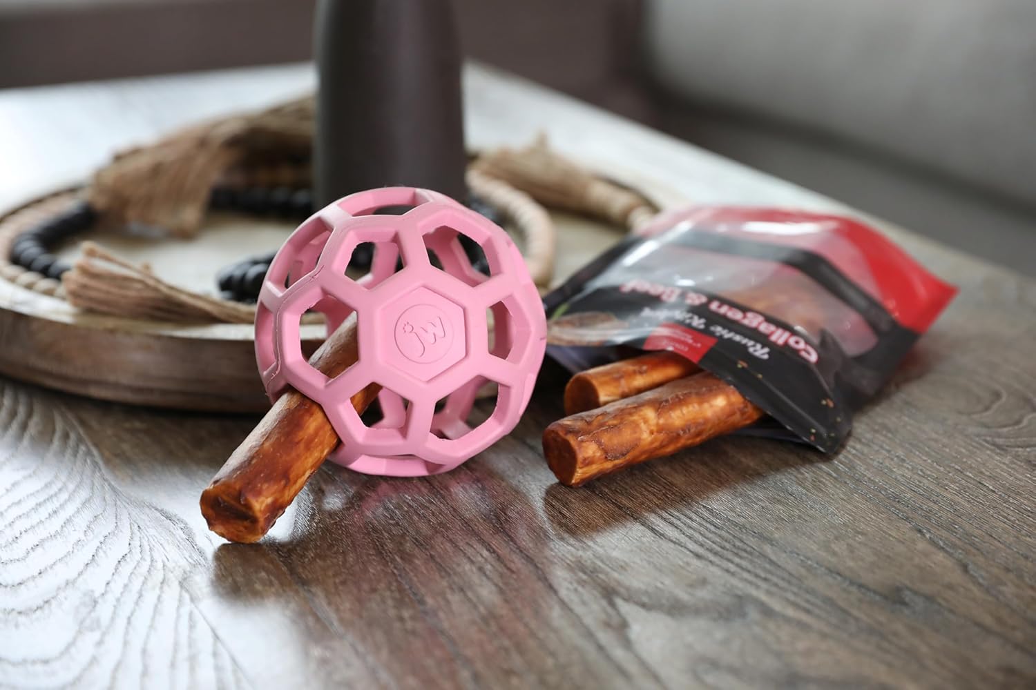 JW Pet HOL-ee Roller™, bola de rompecabezas de juguete para perros,...