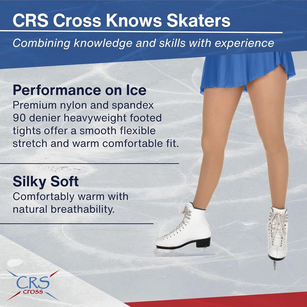 CRS Cross Medias de patinaje sobre hielo. 2 pares de medias de pati...