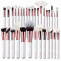 Set de brochas de maquillaje profesional 32 piezas de pelo de cabra...