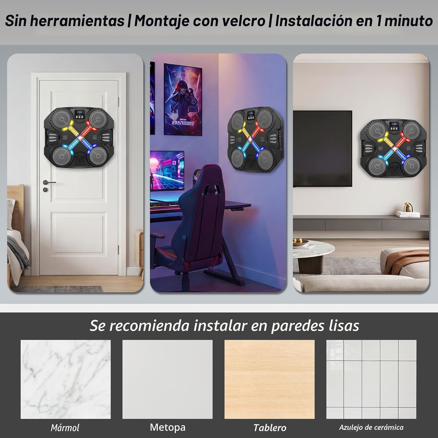 Máquina de boxeo de música juguetes deportivos para niños y adultos...