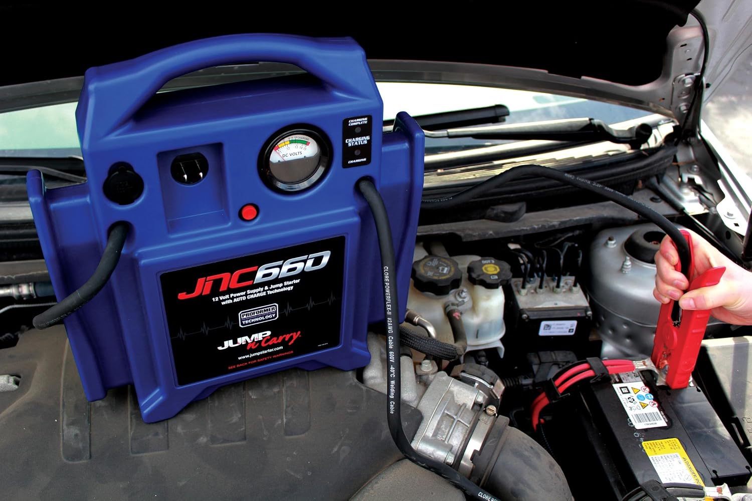 Clore Automotive Jump-N-Carry JNC660 1700 Peak Amp Arrancador de 12...