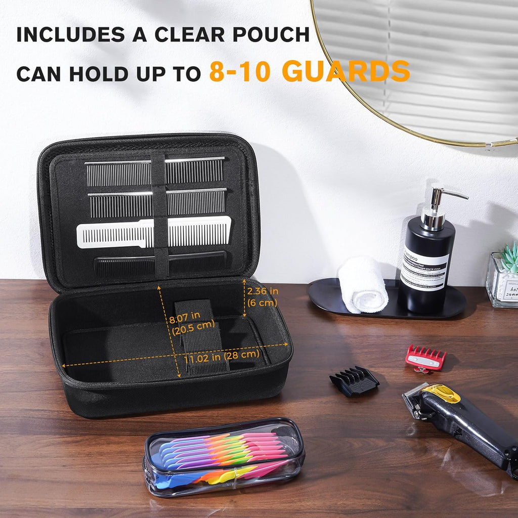 ProCase - Estuche duro para accesorios de barbería, bolsa de viaje...
