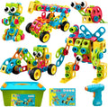 NXONE 195 piezas de juguetes educativos STEM para niños y niñas de...