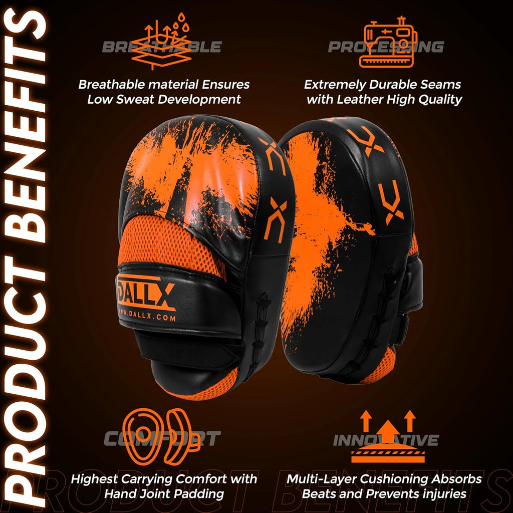 DALLX Guantes deportivos con gancho y Jab curvados para entrenamien...